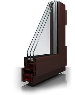 Окна с Энамеру - окна с цветной эмалью ENAMERU - пластиковые окна, покрашенные по технологии ENAMERU
